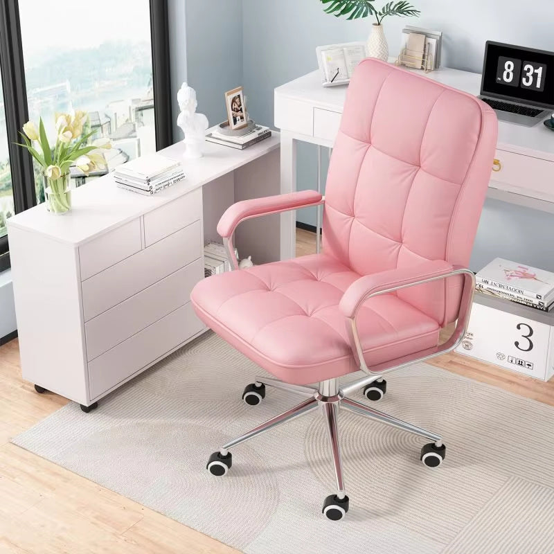 Adjustable Swivel Leather Office Chair