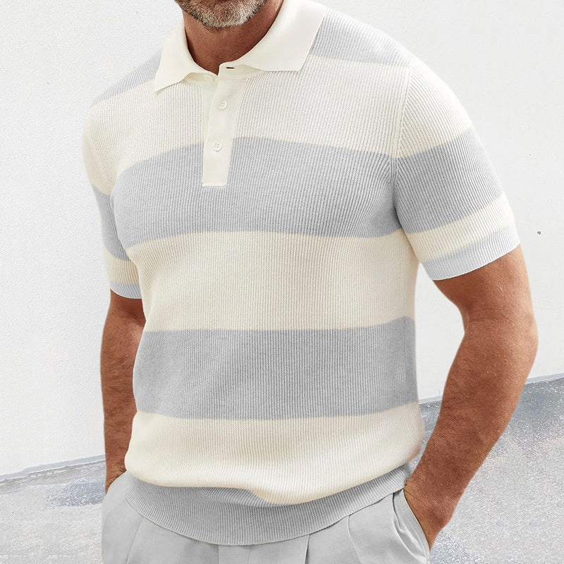 Men’s Slim-Fit Short Sleeve Knit Polo