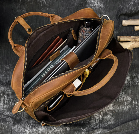 Genuine Leather Executive Briefcase for Men – Texas