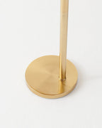 Arc Floor Lamp with Wicker Shade – Color Options