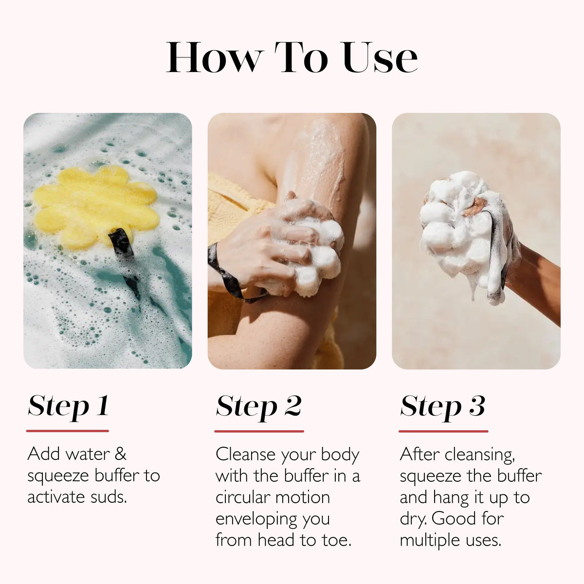 Coconut Verbena Infused Bath Sponge – 14+ Uses