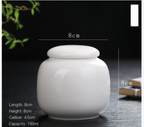 Ceramic Tea Storage Canister – Modern Airtight Tea Jar