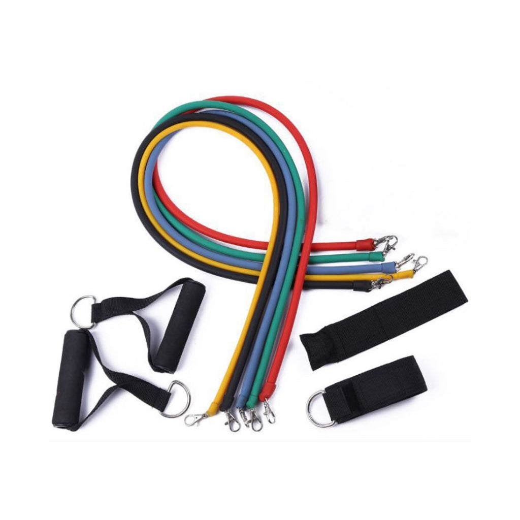 10-in-1 Unisex Home Fitness Resistance Band Set – Full Body Training Kit