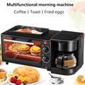 3-in-1 Breakfast Machine – Coffee Maker & Toaster Oven Combo