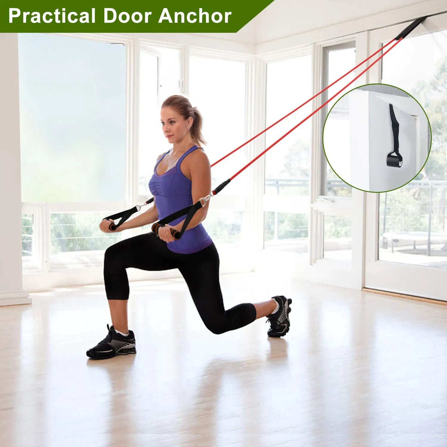 11-Piece Resistance Band Set – Home Gym Workout Kit