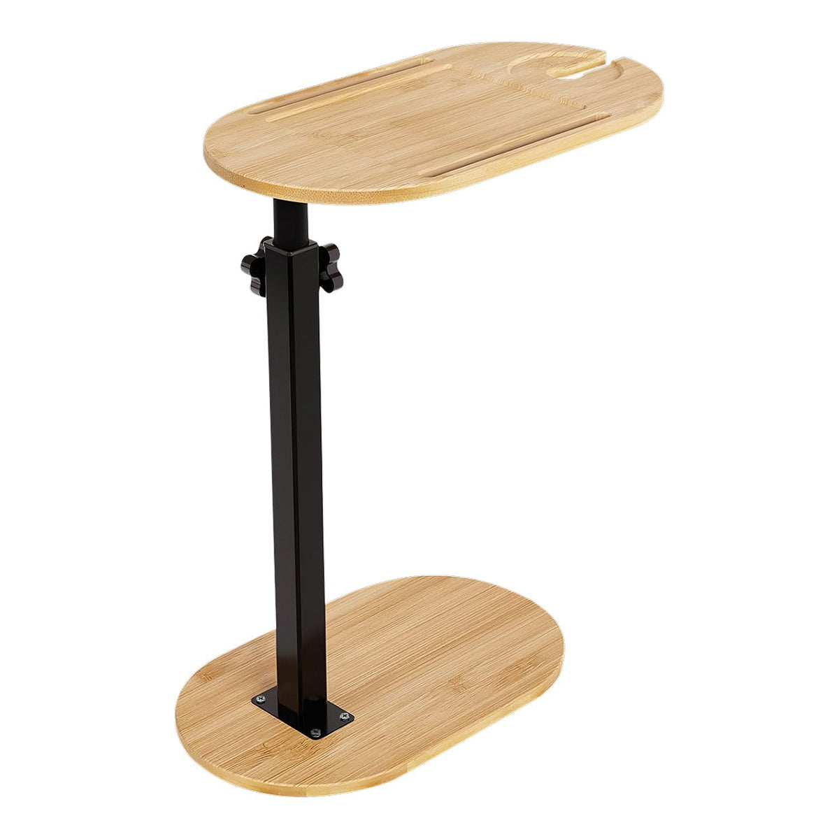 C-Shaped Adjustable Bathtub Tray Table – 360° Rotating