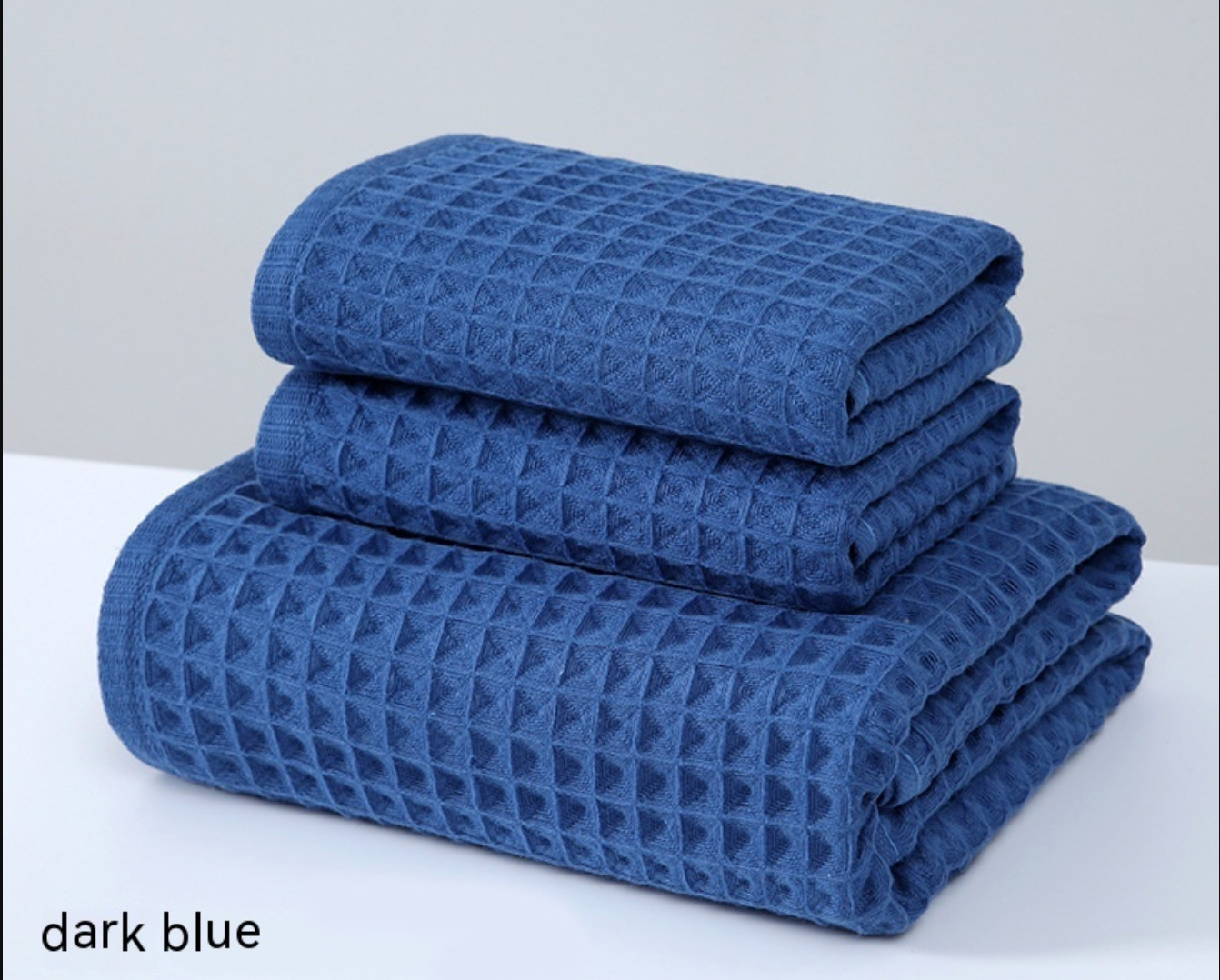 Waffle Cotton Bath Towel