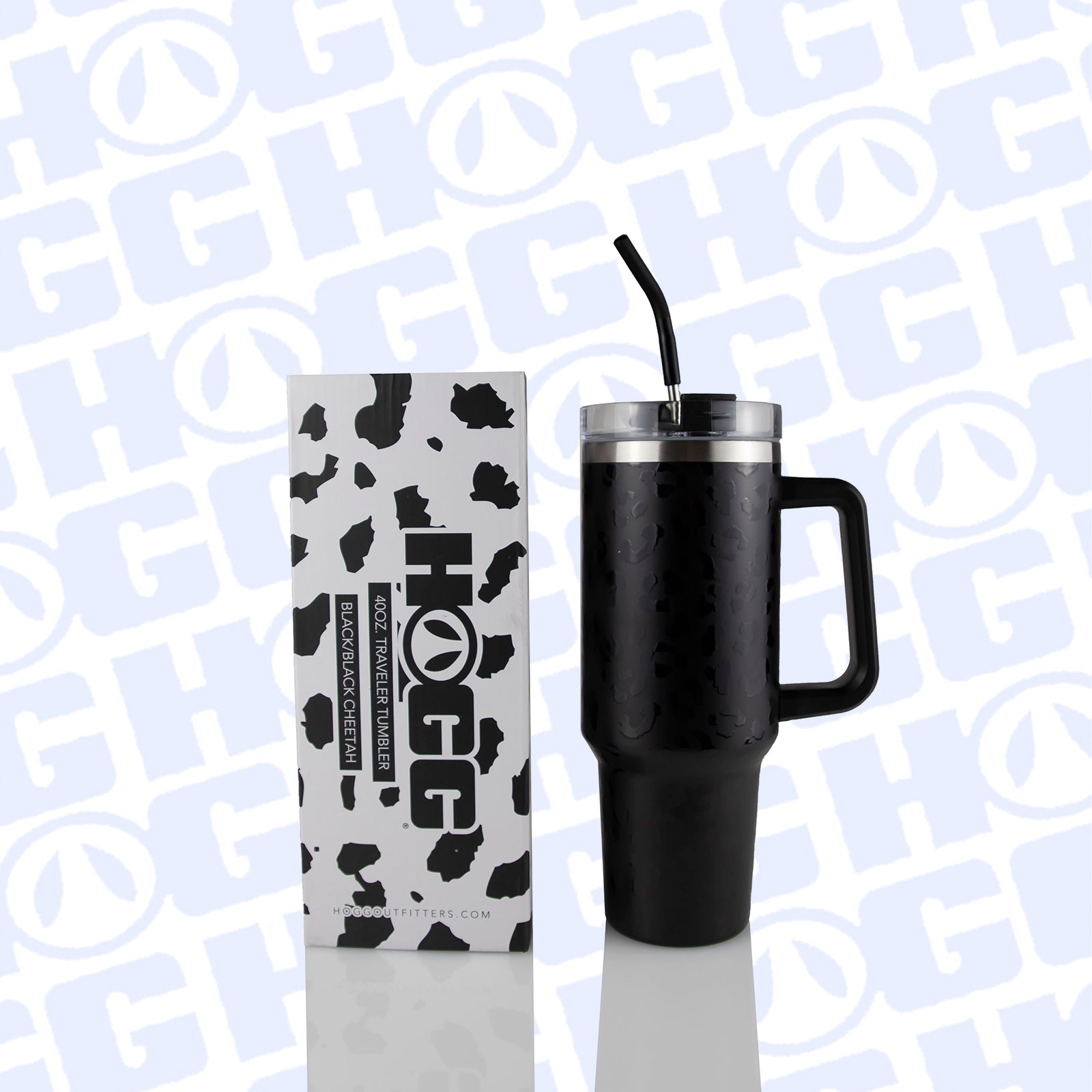 40 oz Powder-Coated Travel Tumbler