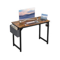 40-Inch Home Office Writing Desk – Dumos (Modern Brown)
