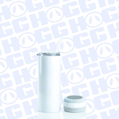 20 oz Wireless Speaker Tumbler – White
