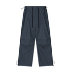 Men’s Wrinkled Drawstring Cargo Pants