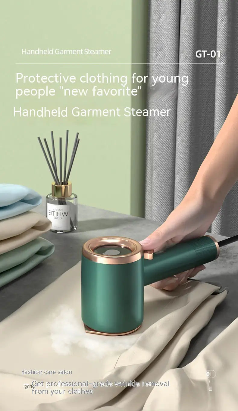 Portable Handheld Garment Steamer – Travel Fabric Steam Iron (US Plug)