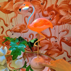 Flamingo Touch LED Desk Lamp with Phone Holder – Pink