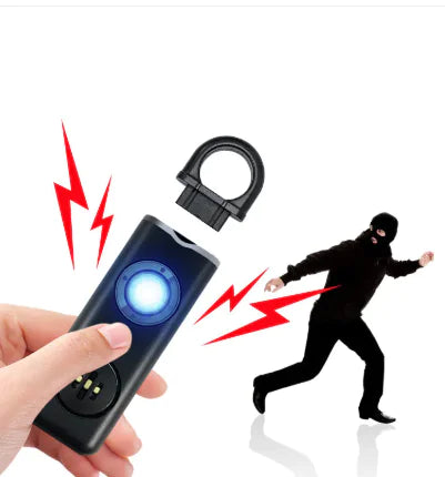 Personal Safety Alarm Keychain with Siren & SOS LED Light