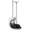 2-in-1 Toilet Plunger & Brush Set with Ventilated Holder