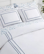 Nautica Alden White Embroidered 2-Piece Duvet Cover Set – Twin