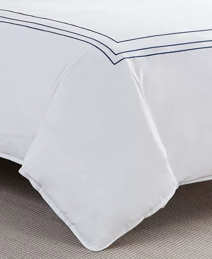 Nautica Alden White Embroidered 2-Piece Duvet Cover Set – Twin