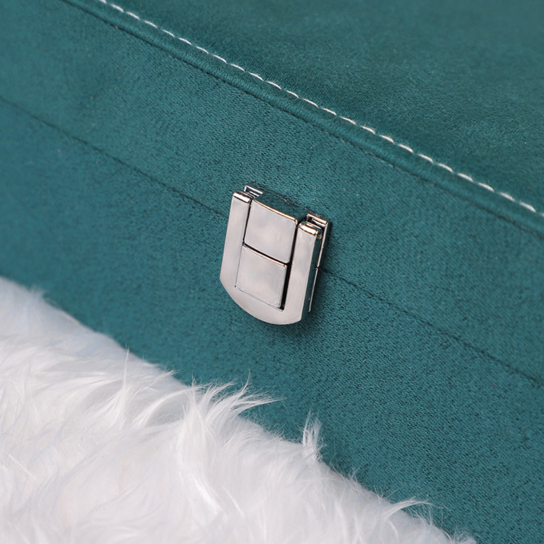 Multi-Layer Jewelry Storage Box – Solid Color Design