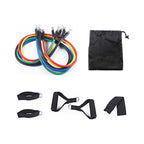 10-in-1 Unisex Home Fitness Resistance Band Set – Full Body Training Kit