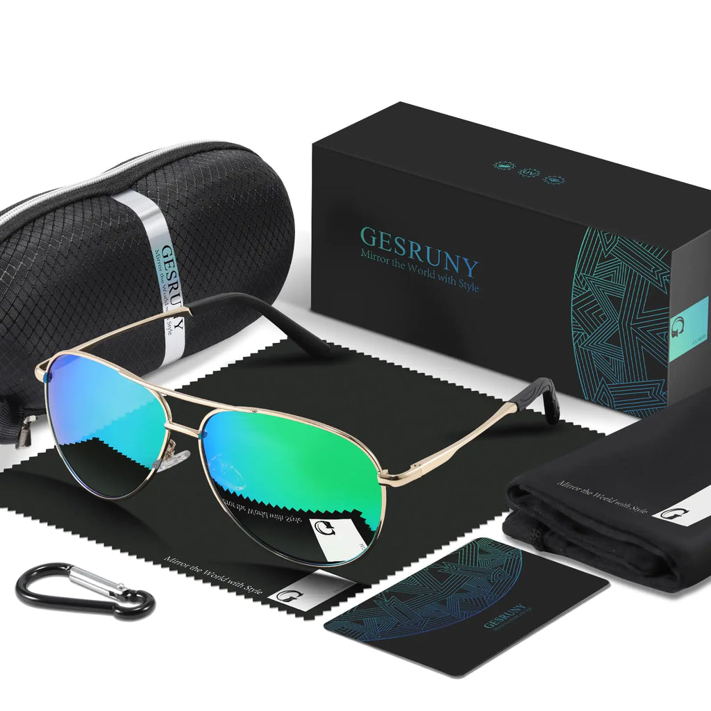 Classic Polarized Aviator Sunglasses – Gesruny