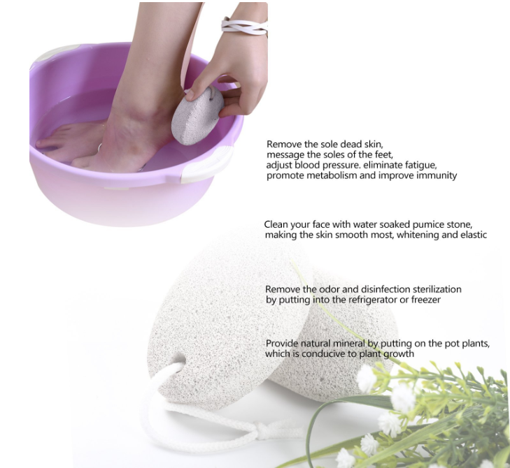 Volcanic Pumice Stone – Natural Foot Exfoliating Stone