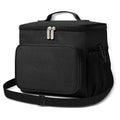 Insulated Lunch Cooler Bag with Shoulder Strap – Tiechi (12L, Black)