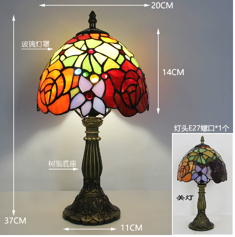 Modern Bedside Table Lamp (Lotus Base Design)