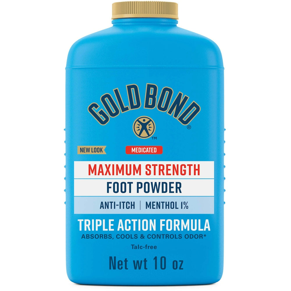 Gold Bond Maximum Strength Medicated Foot Powder – 10 oz