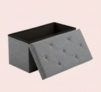 Folding Storage Ottoman Bench – Multiple Sizes & Colors