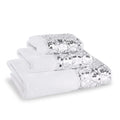Sinatra 3-Piece Bath, Hand & Washcloth Towel Set – Zahari Home (White)