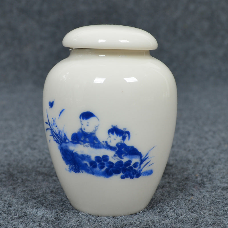 Ceramic Tea Canister and Storage Jar – Bottle Shape Design