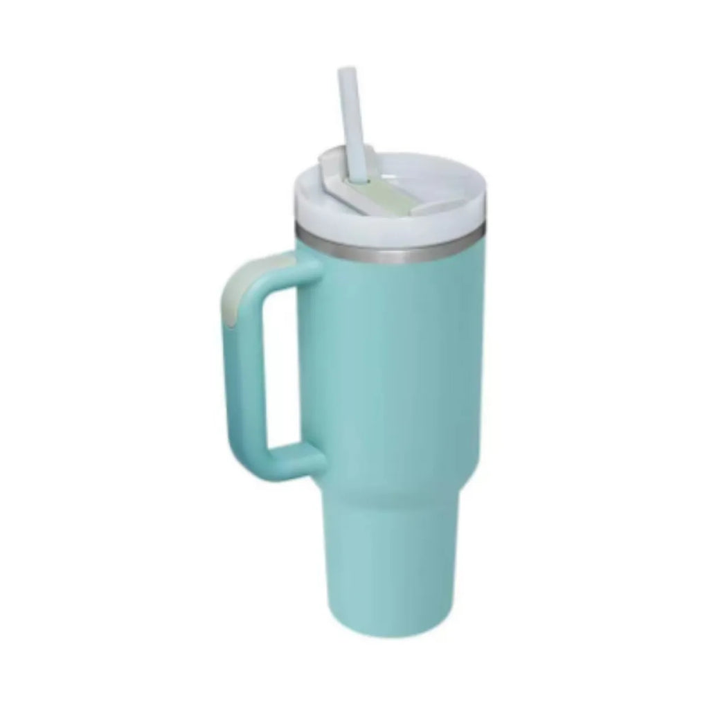 40 oz Stainless Steel Spill-Proof Insulated Tumbler with Straw
