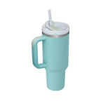 40 oz Stainless Steel Spill-Proof Insulated Tumbler with Straw