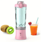 Portable USB Rechargeable Blender – 600ML Personal Juicer