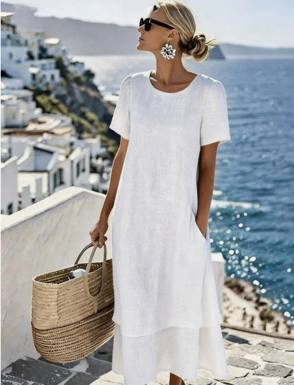 Women’s Relaxed Patchwork Maxi Dress