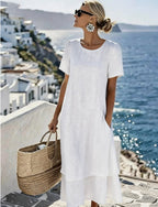 Women’s Relaxed Patchwork Maxi Dress