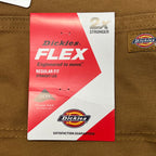 Men’s Dickies Flex Regular Fit Cargo Pants – Stonewashed Brown Duck