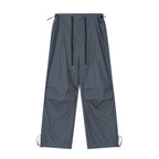 Men’s Wrinkled Drawstring Cargo Pants