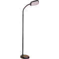Adjustable LED Reading Floor Lamp – Black