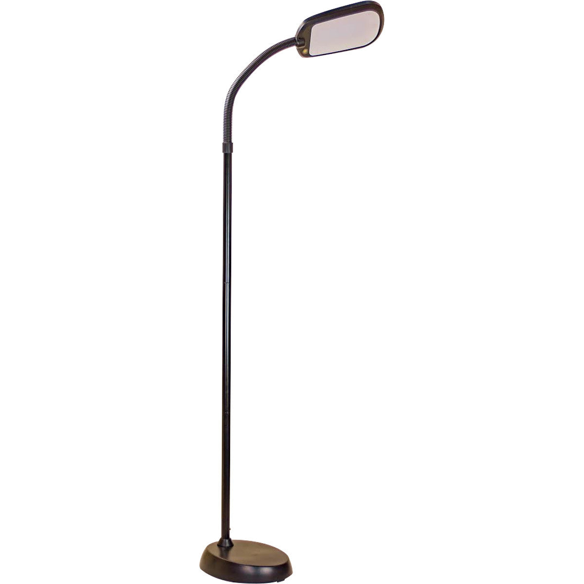 Adjustable LED Reading Floor Lamp – Black
