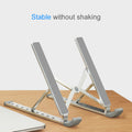Aluminum Laptop Stand – Foldable Adjustable Notebook Holder
