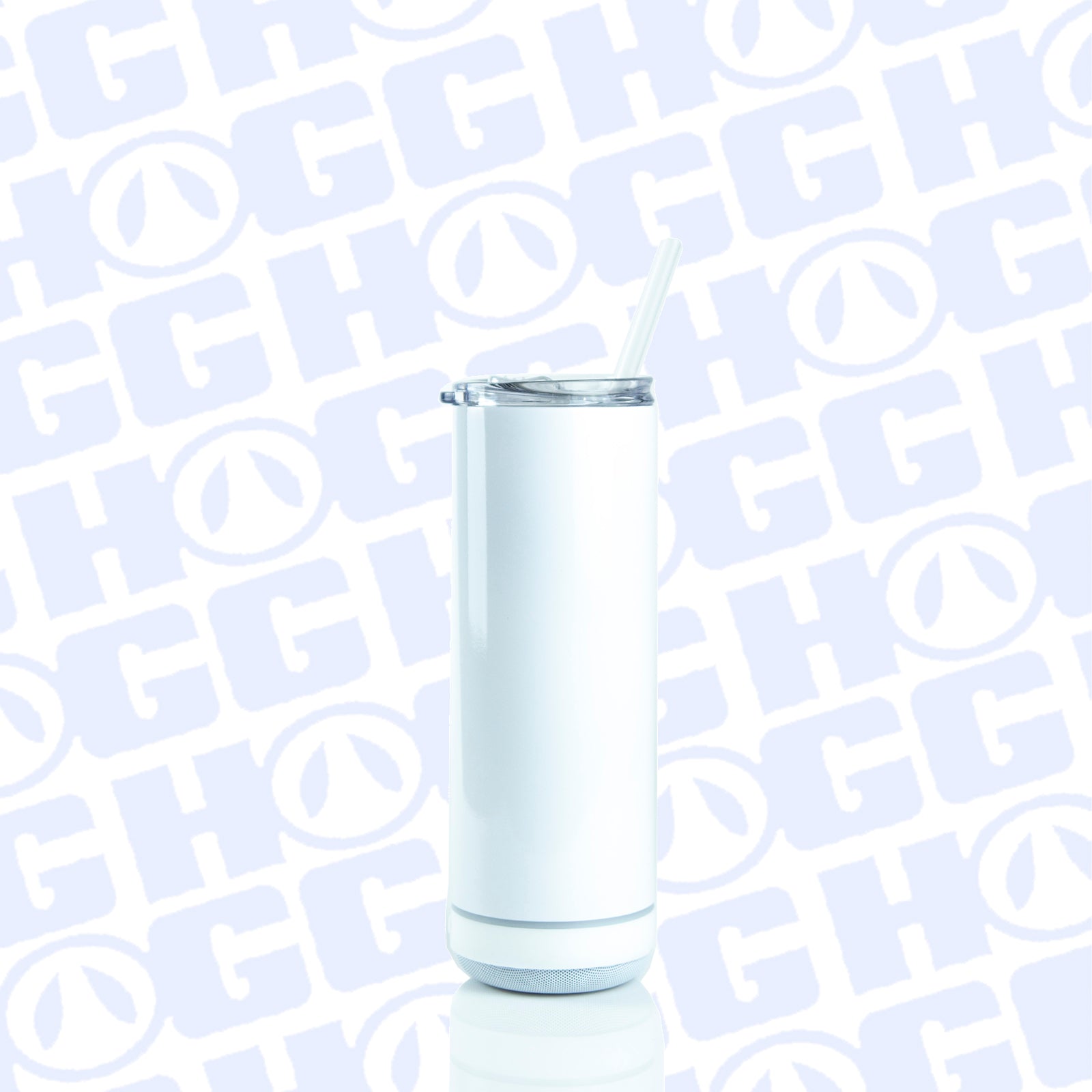20 oz Wireless Speaker Tumbler – White