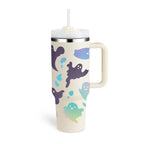 40 oz Stainless Steel Spill-Proof Insulated Tumbler with Straw