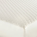 Organic Cotton Quilted Mattress Pad – Absorbent, Non-Waterproof Protection