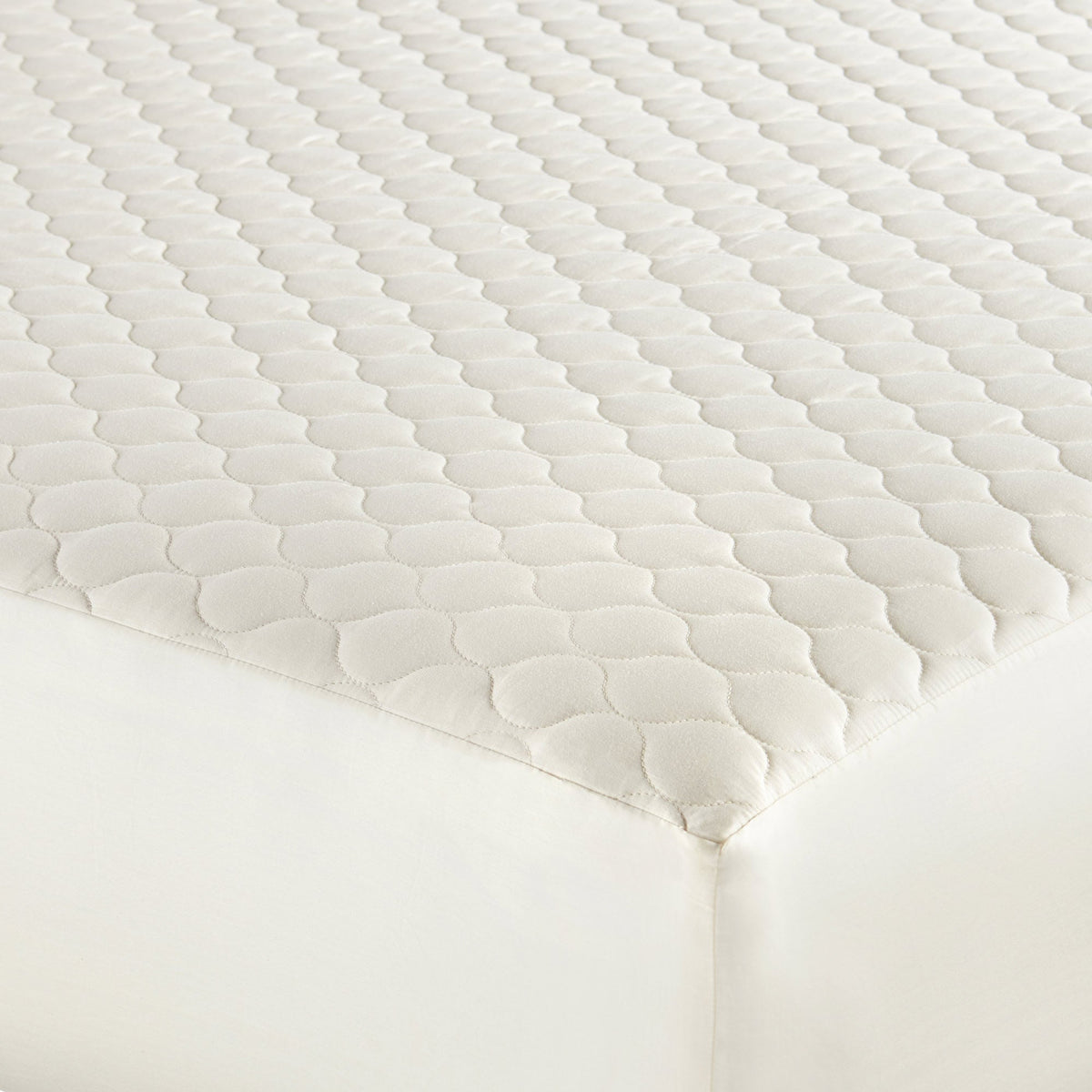 Organic Cotton Quilted Mattress Pad – Absorbent, Non-Waterproof Protection
