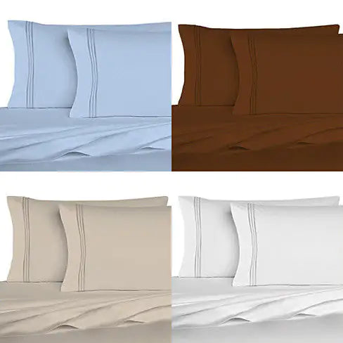 6-Piece Microfiber Bed Sheet Set – The Good Living