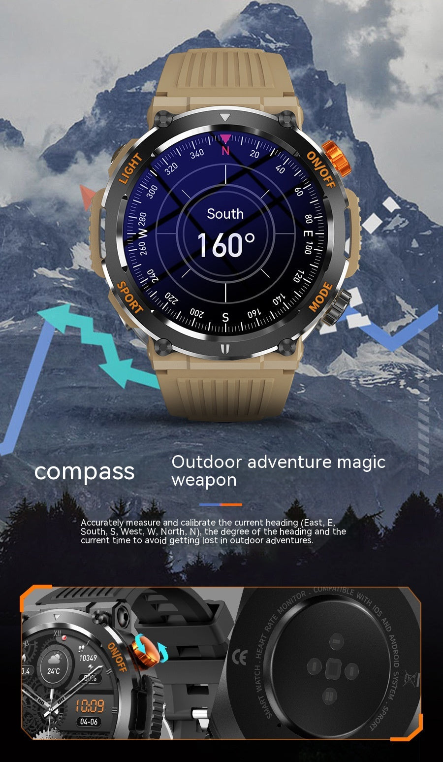 Smart Sports Fitness Activity Watch