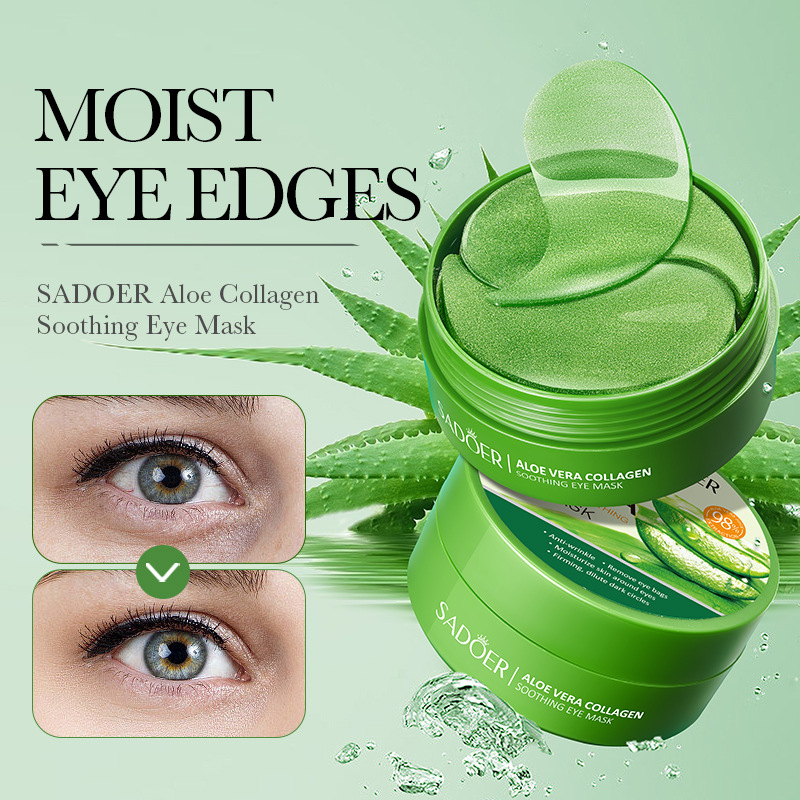 Aloe Vera Collagen Eye Mask – Hydrating Under-Eye Patches