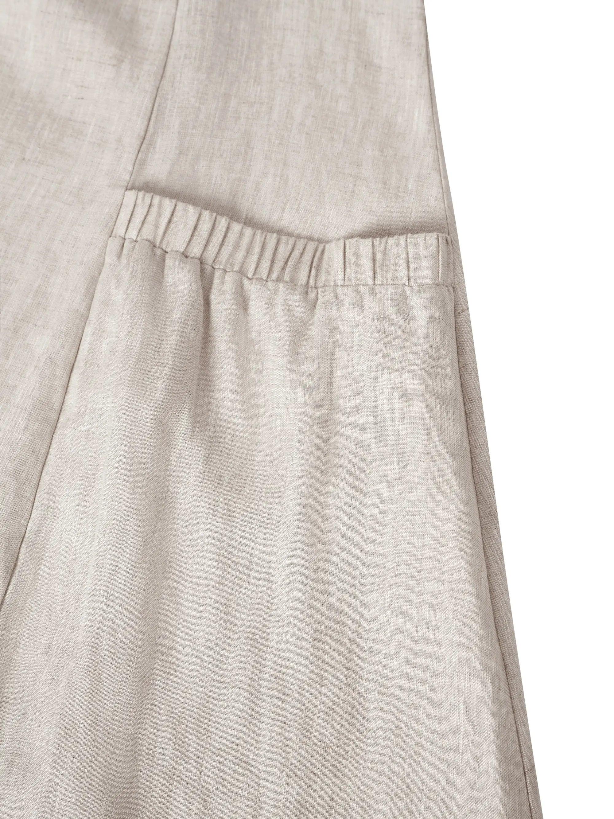 Women’s Relaxed Linen Midi Dress