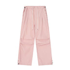Men’s Wrinkled Drawstring Cargo Pants